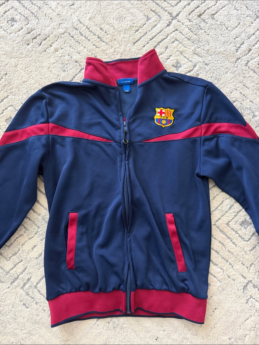 FC Barcelona Zip-Up Jacket